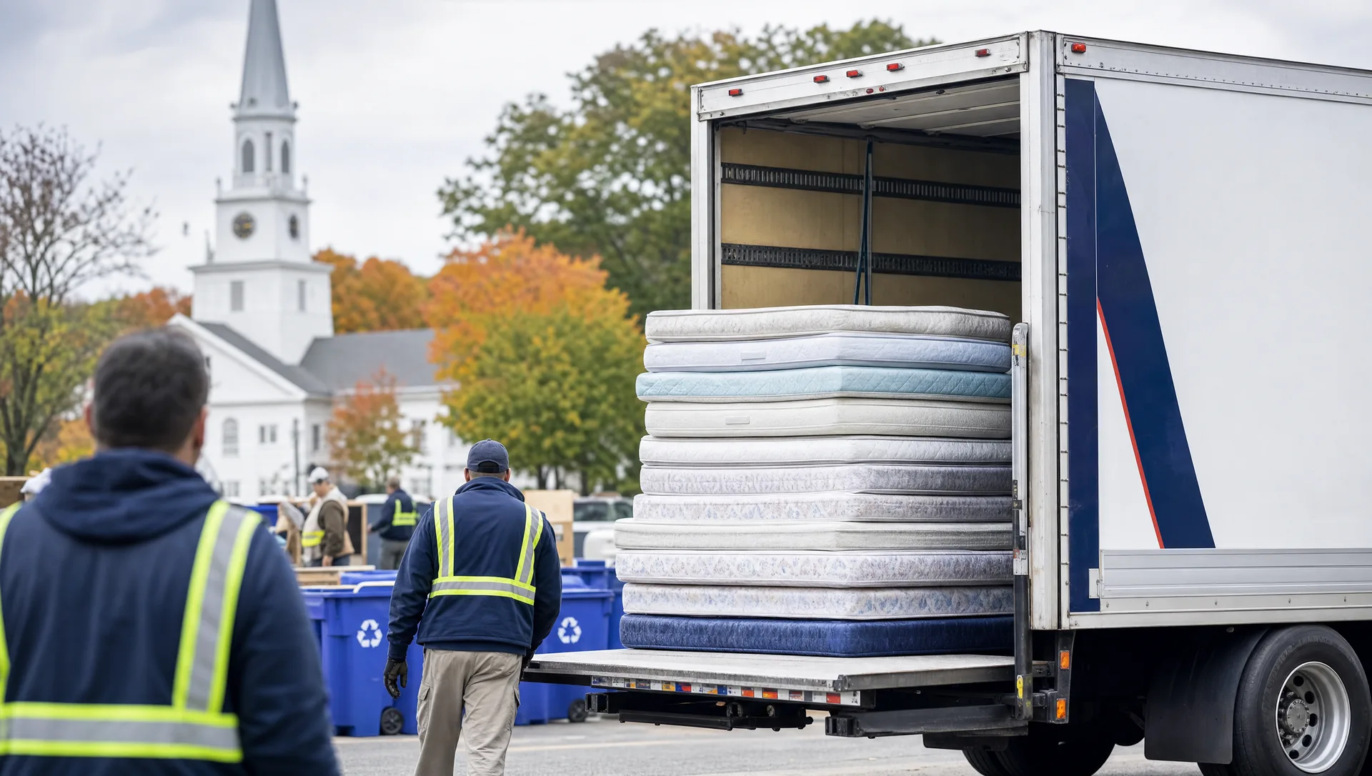 FAC90-aligned mattress recycling for municipalities.