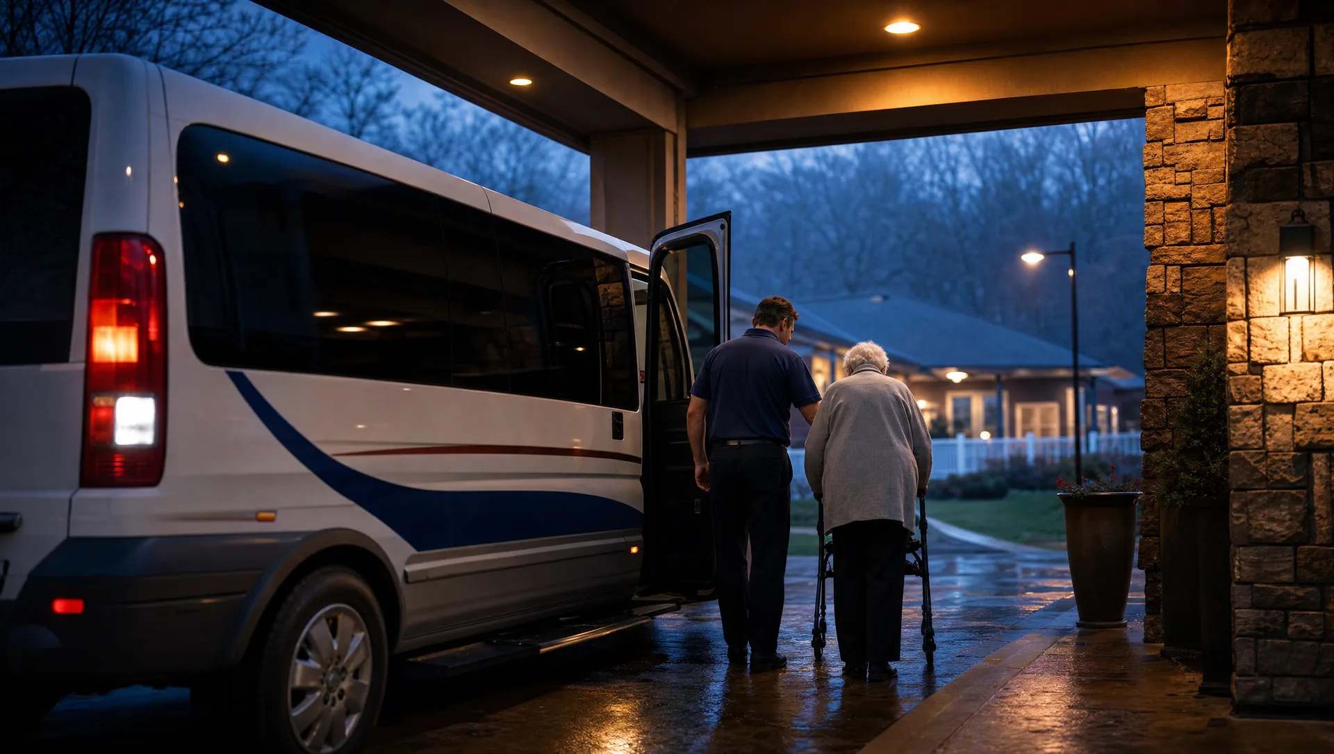 Reliable senior transport your facility can document.